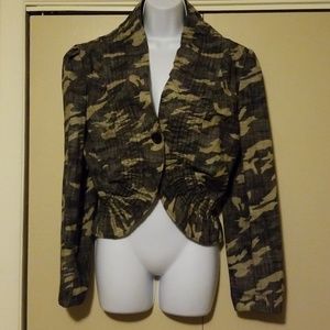 Camoflauge blazer